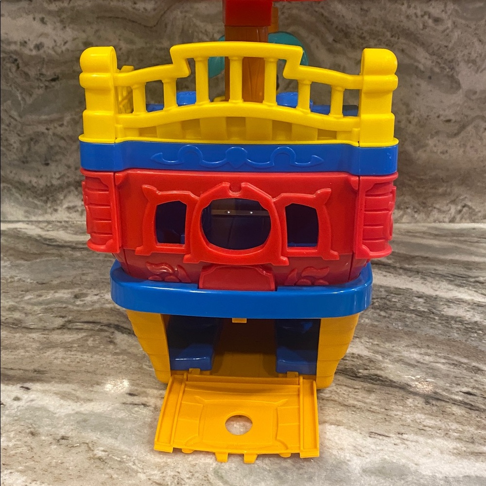 Mega BLOKS Push Along Musical Pirate Ship Boat - My First Builder RARE - Picture 4 of 10